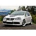 Накладка сплиттер на передний бампер на Volkswagen Golf V R32 Cupra